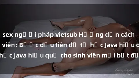 sex người pháp vietsub Hướng dẫn cách học Java cho sinh viên: Bước đầu tiên để tự học Java hiệu quả cho sinh viên mới bắt đầu là gì?